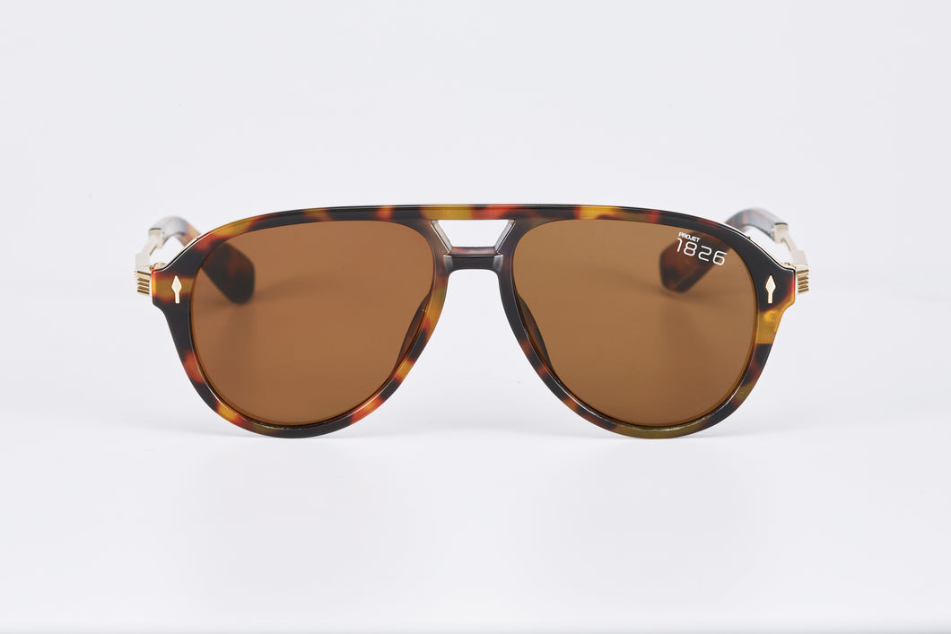 DAGON SUNGLASSES LEOPARD/TEA