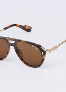 DAGON SUNGLASSES LEOPARD/TEA