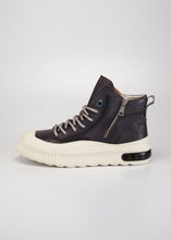 Load image into Gallery viewer, FARRELL MID CUT LEATHER SNEAKER GREY