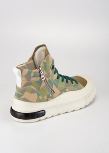 FARRELL MID CUT LEATHER SNEAKER GREEN