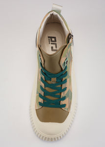 FARRELL MID CUT LEATHER SNEAKER GREEN