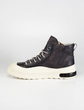 Load image into Gallery viewer, FARRELL MID CUT LEATHER SNEAKER GREY