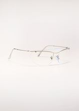 Load image into Gallery viewer, ECKARD SUNGLASSES SILVER/CLEAR