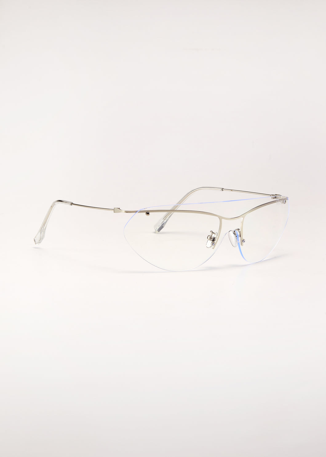 ECKARD SUNGLASSES SILVER/CLEAR