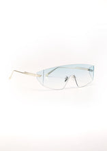 Load image into Gallery viewer, EAGAN SUNGLASSES SILVER/BLUE