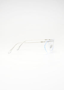 ECKARD SUNGLASSES SILVER/CLEAR