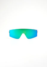 Load image into Gallery viewer, EAGAN SUNGLASSES SILVER/GREEN