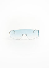 Load image into Gallery viewer, EAGAN SUNGLASSES SILVER/BLUE