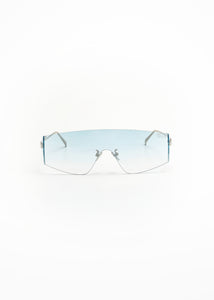 EAGAN SUNGLASSES SILVER/BLUE