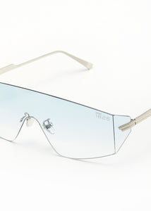 EAGAN SUNGLASSES SILVER/BLUE