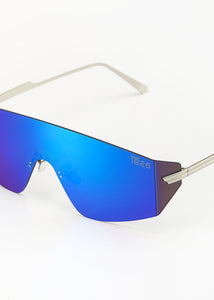 EAGAN SUNGLASSES SILVER/GREEN